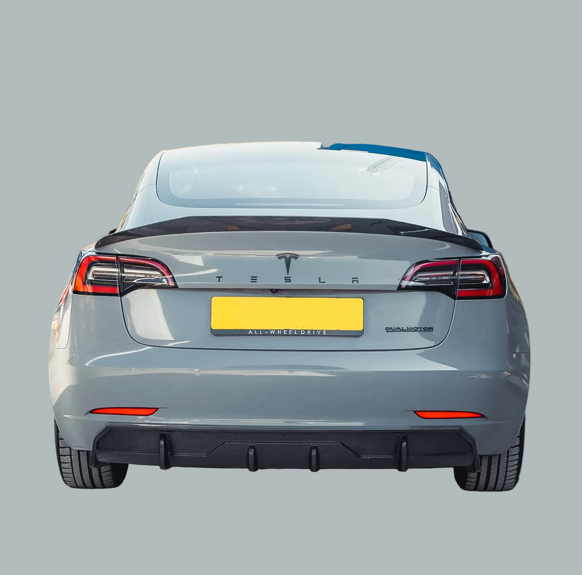 Tesla Model 3 2017-2023 Carbon Fibre Spoiler - V3 | Premium Bespoke AutoWorks