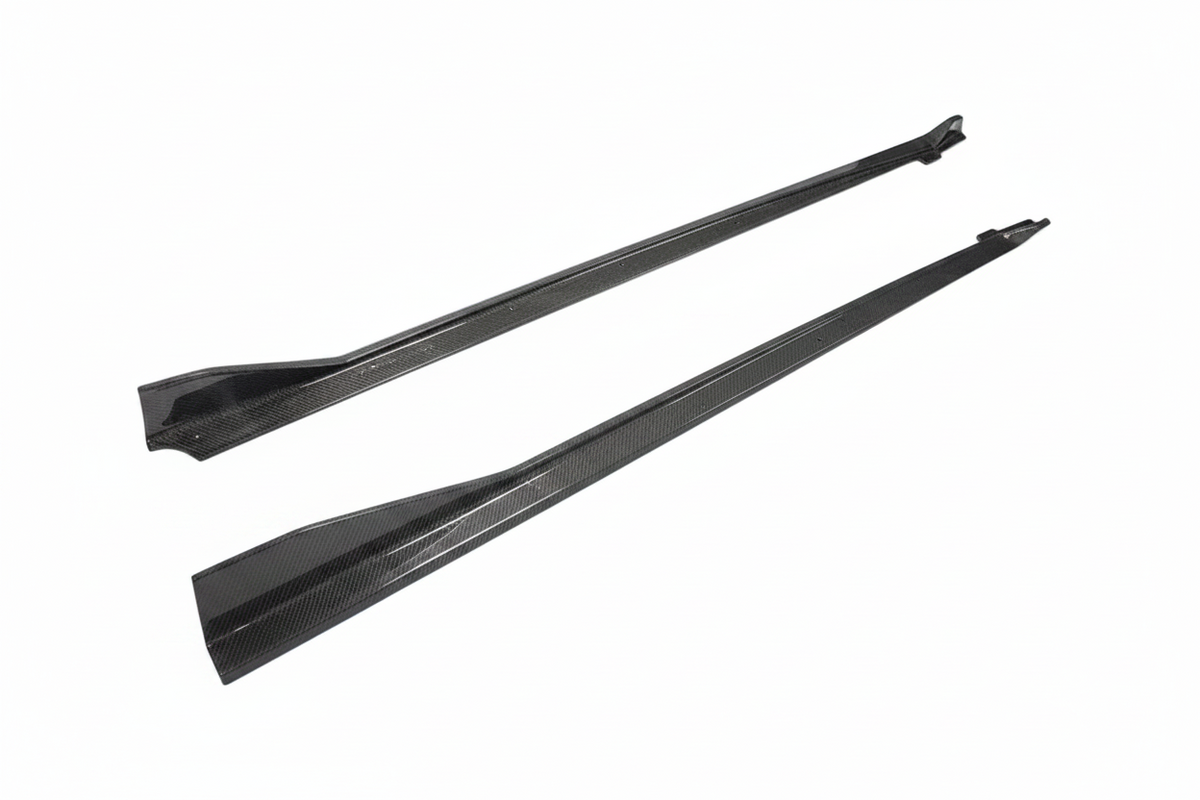 Toyota Supra 2019 A90 Carbon Fibre Side Skirts V4 product image