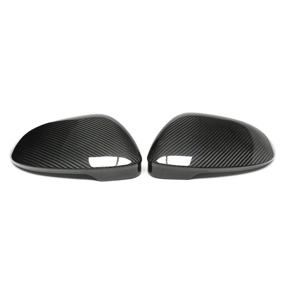VW Golf Mk8 Carbon Fibre Mirrors - Without Lane Assist - Premium Bespoke AutoWorks