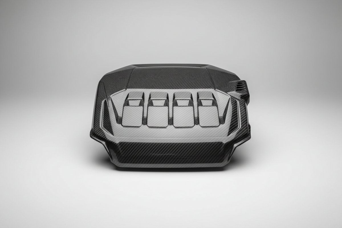 VW Golf Mk8 2020+ GTI Carbon Fibre Engine Cover
