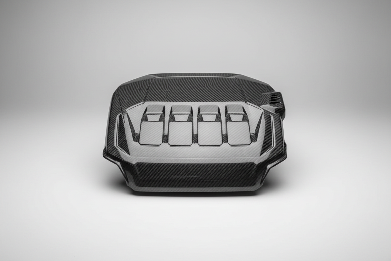 VW Golf Mk8 2020+ GTI Carbon Fibre Engine Cover