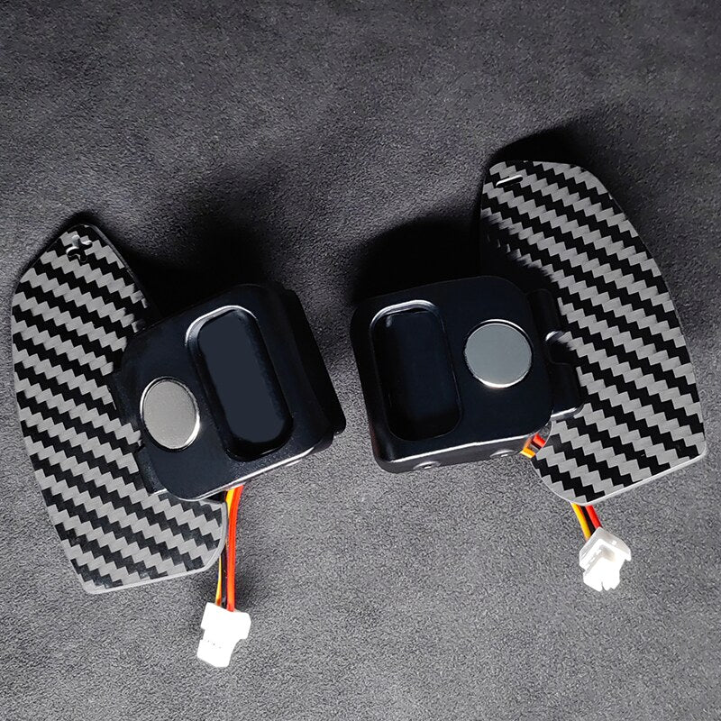 Audi C8 magnetic paddle shifters, rear view | Premium Bespoke AutoWorks