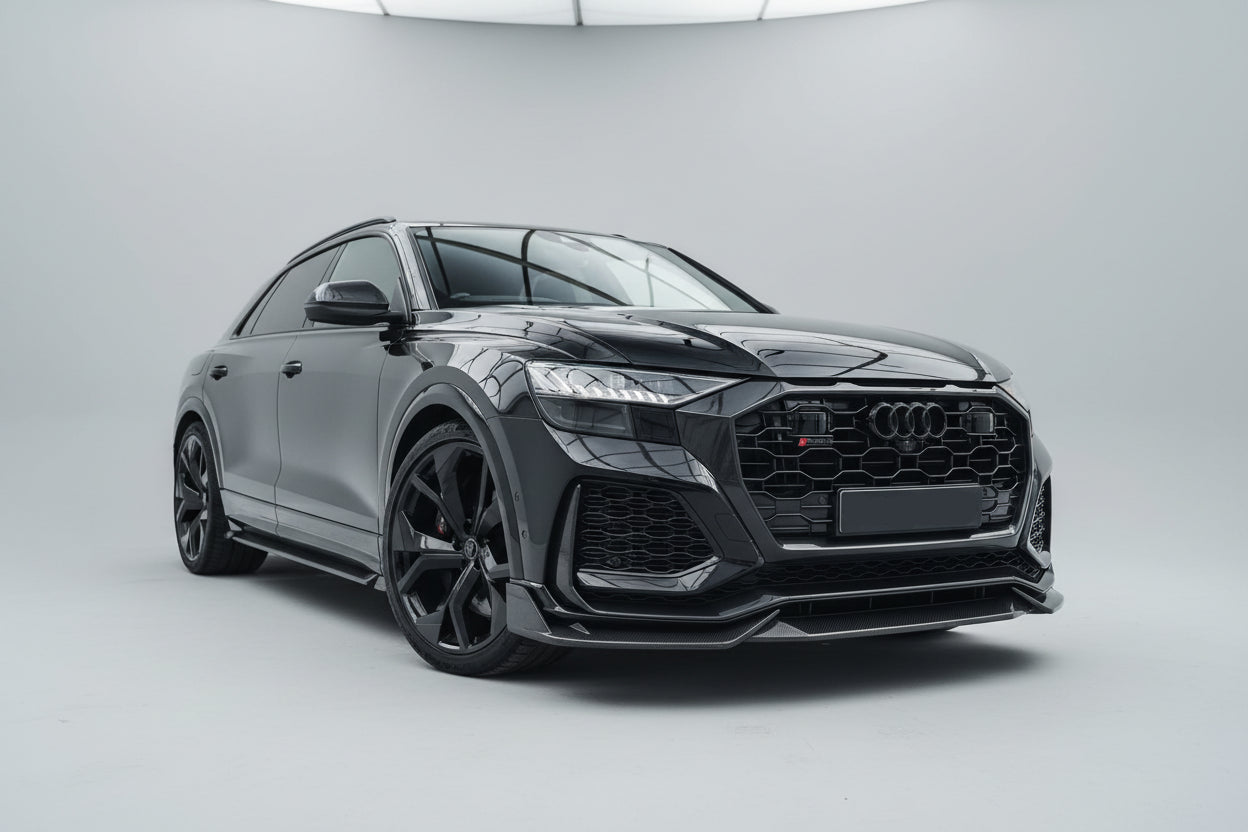 Audi RSQ8 4M Pre-Preg Carbon Fibre Front Splitter (2019-2024) - Premium Bespoke AutoWorks