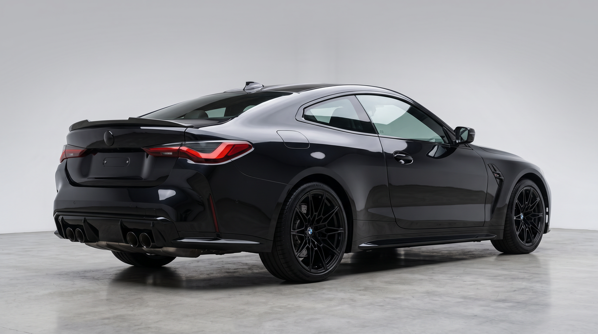 BMW 4 Series G22 & M4 G82 Pre-Preg Carbon Fibre Competition Rear Spoiler (2020+) fitted - Premium Bespoke AutoWorks