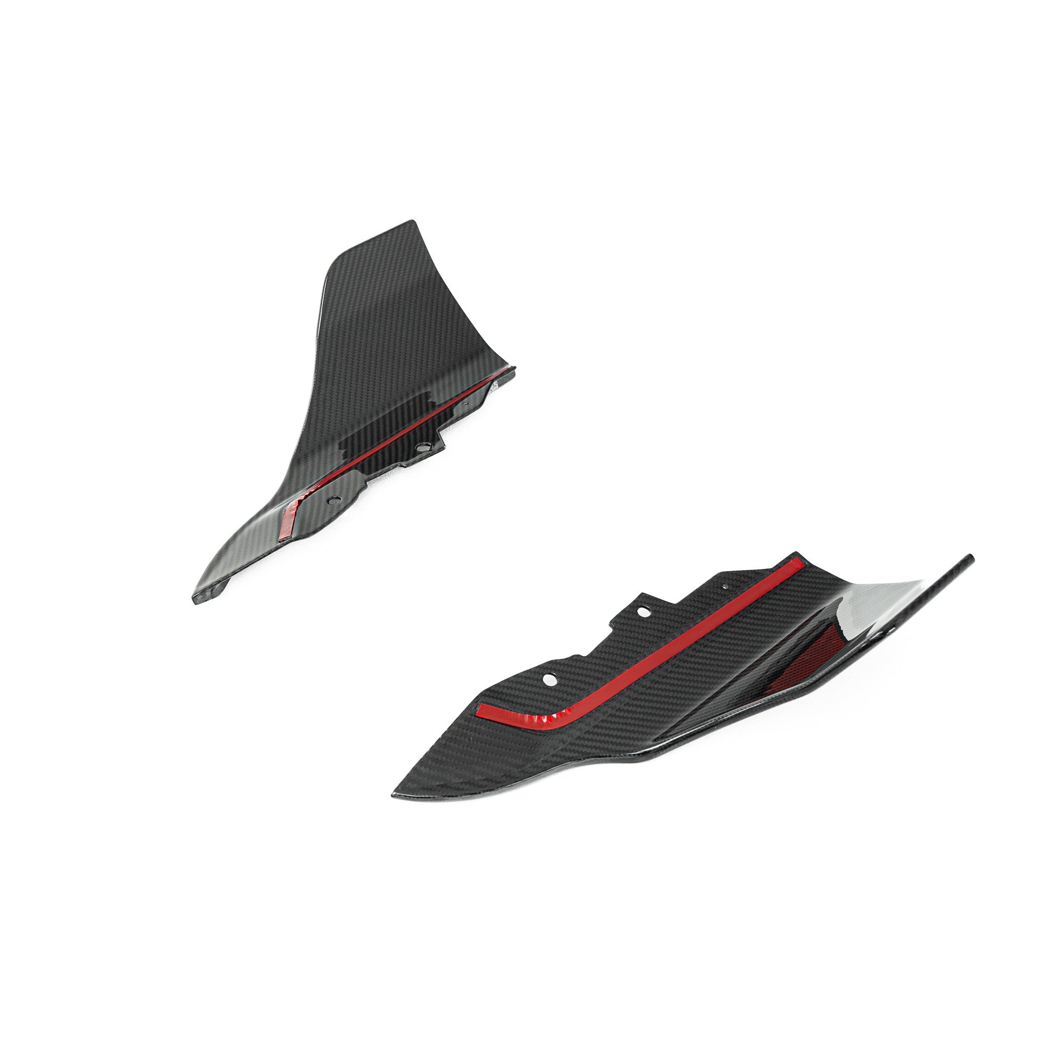 BMW M2 G87 TR87 carbon fibre rear bumper winglets