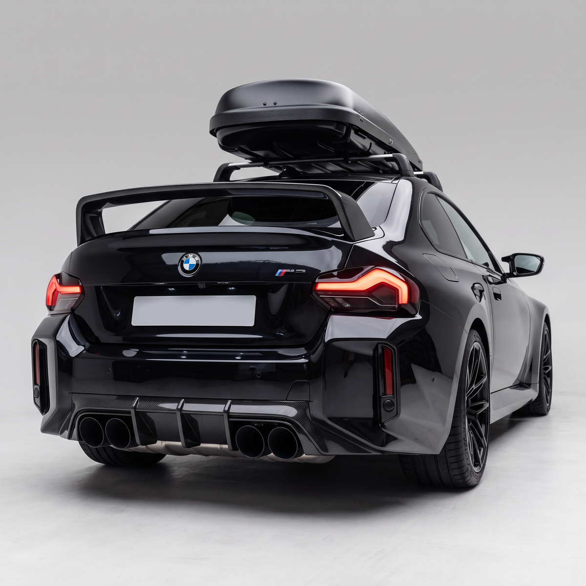 BMW M2 G87 pre-preg carbon fibre TR87 rear diffuser detail