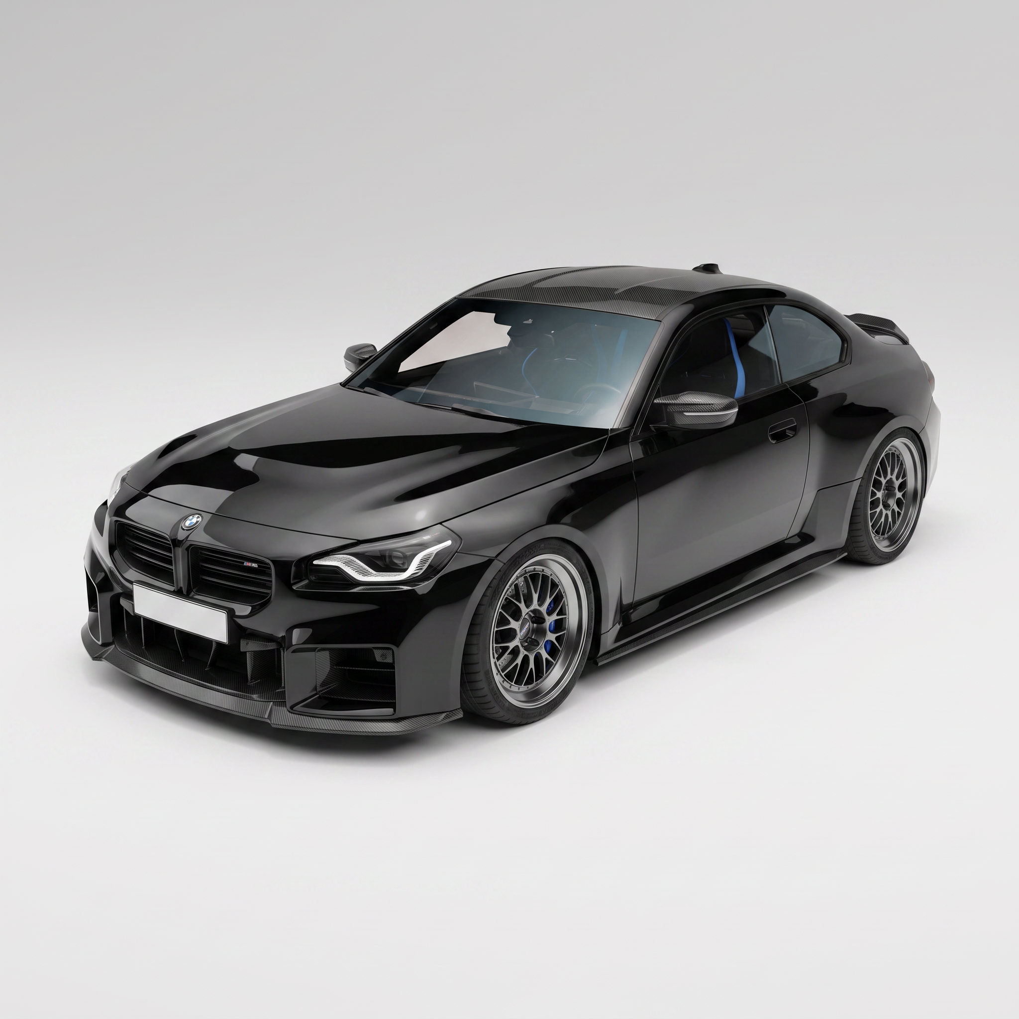 BMW M2 G87 EVO-S gloss black side skirts