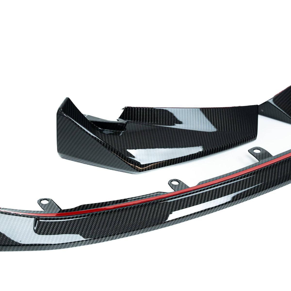 BMW M3 G80 G81 & M4 G82 G83 Pre-Preg Carbon Fibre T-CSL Front Splitter (2021+) - Premium Bespoke AutoWorks