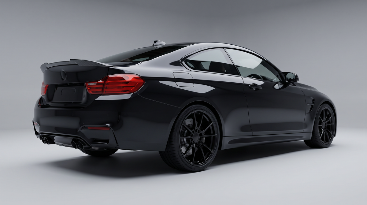 BMW M4 F82 Pre-Preg Carbon Fibre CS Rear Spoiler (2014-2020) fitted - Premium Bespoke AutoWorks
