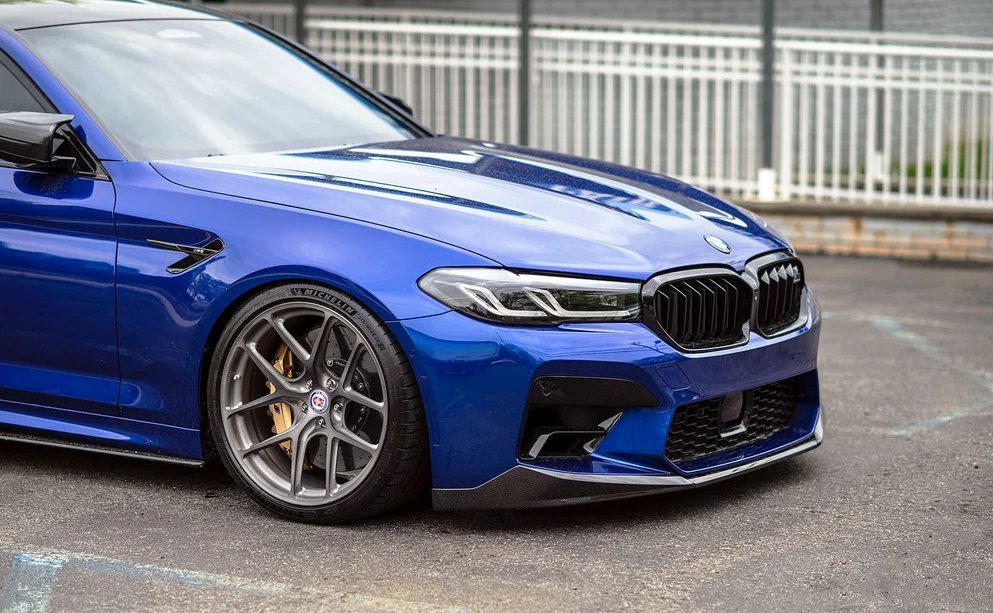 BMW M5 F90 LCI Carbon Fibre Front Splitter (2020-2023) - Premium Bespoke AutoWorks