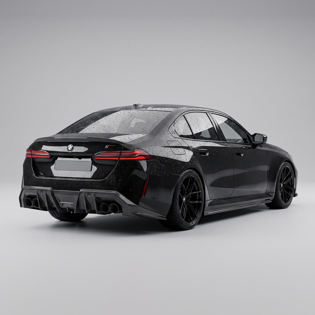 BMW M5 G90/G99 pre-preg carbon fibre PR-1 rear diffuser fitted