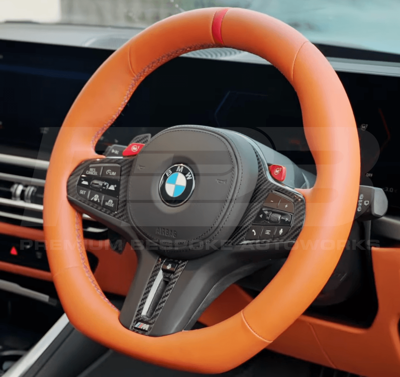 BMW Build Your Own bespoke steering wheel, made and quality checked in the UK