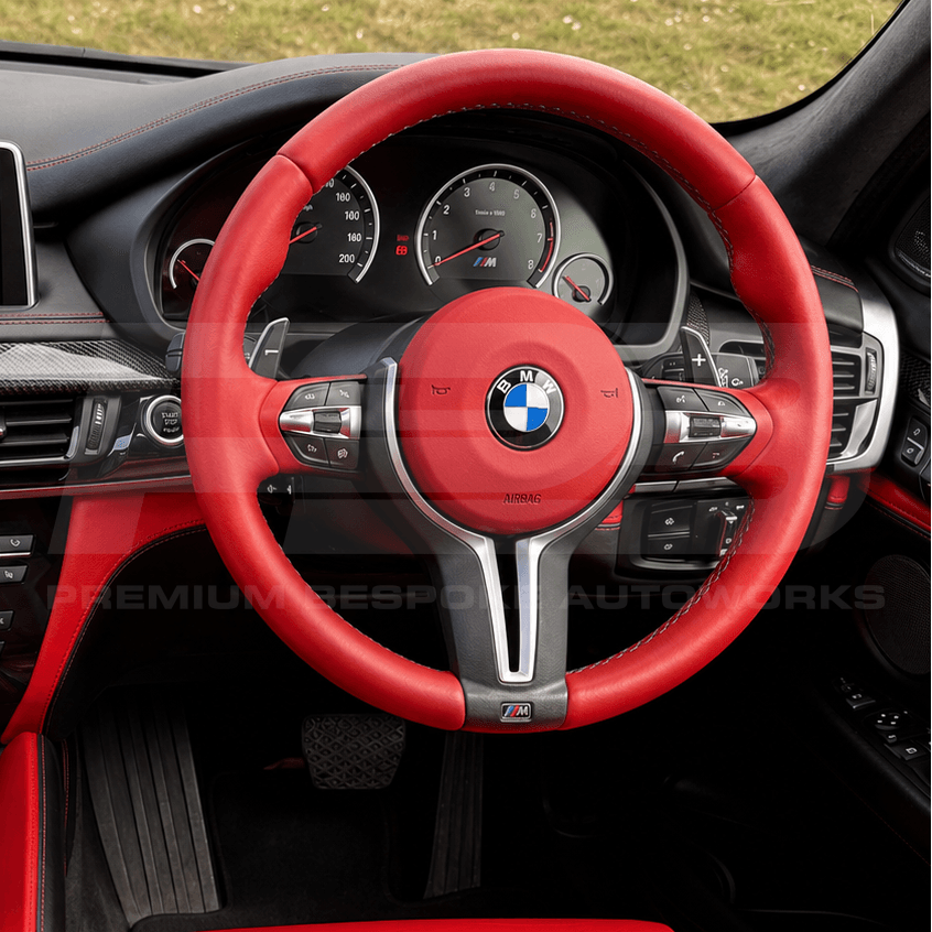 BMW Build Your Own bespoke steering wheel, made and quality checked in the UK