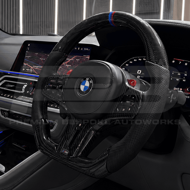 BMW Build Your Own bespoke steering wheel, made and quality checked in the UK