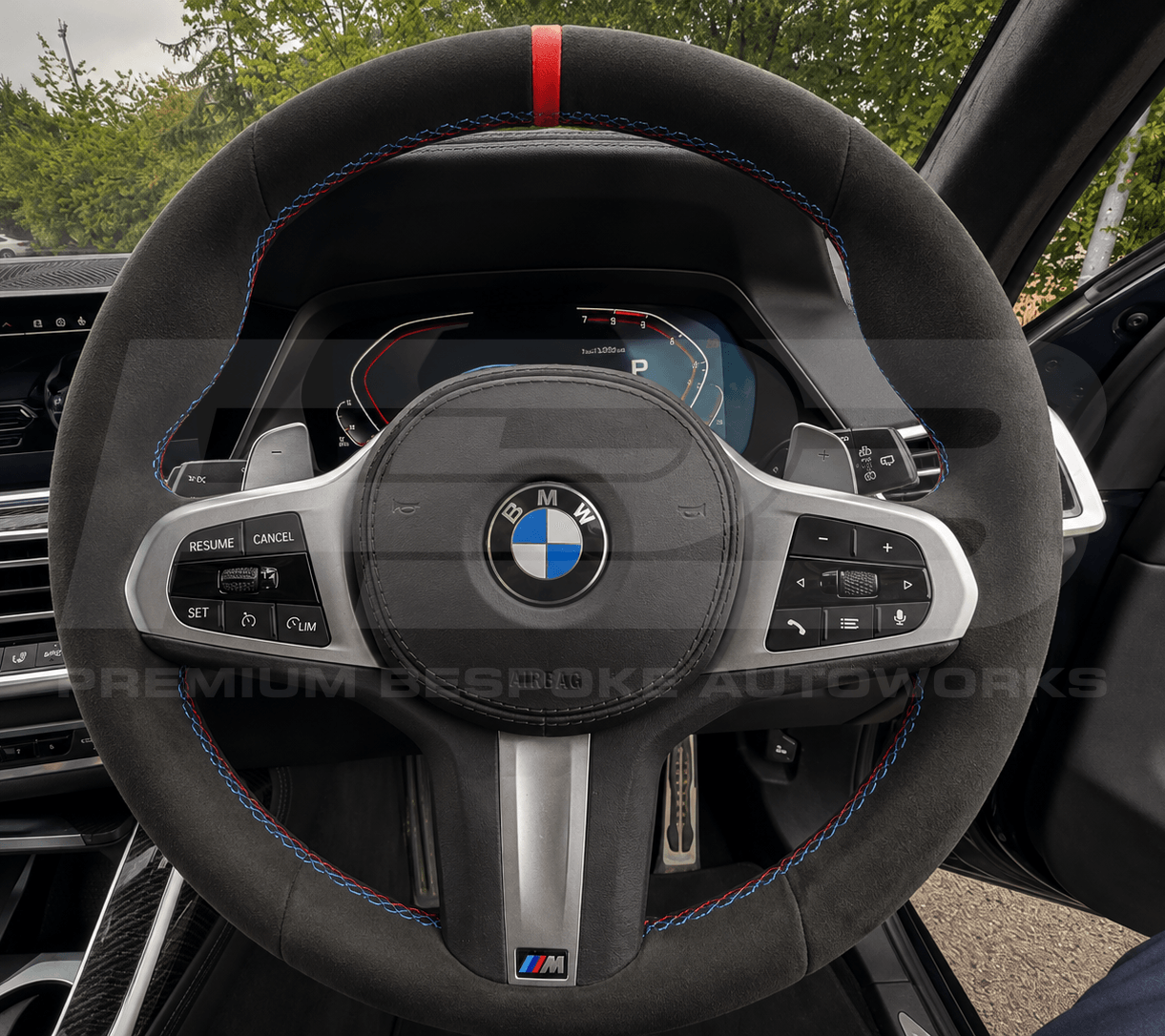 BMW Build Your Own bespoke steering wheel, made and quality checked in the UK