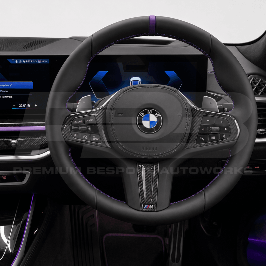 BMW Build Your Own bespoke steering wheel, made and quality checked in the UK