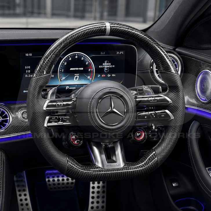 c63 s amg w206 carbon fibre steering wheel