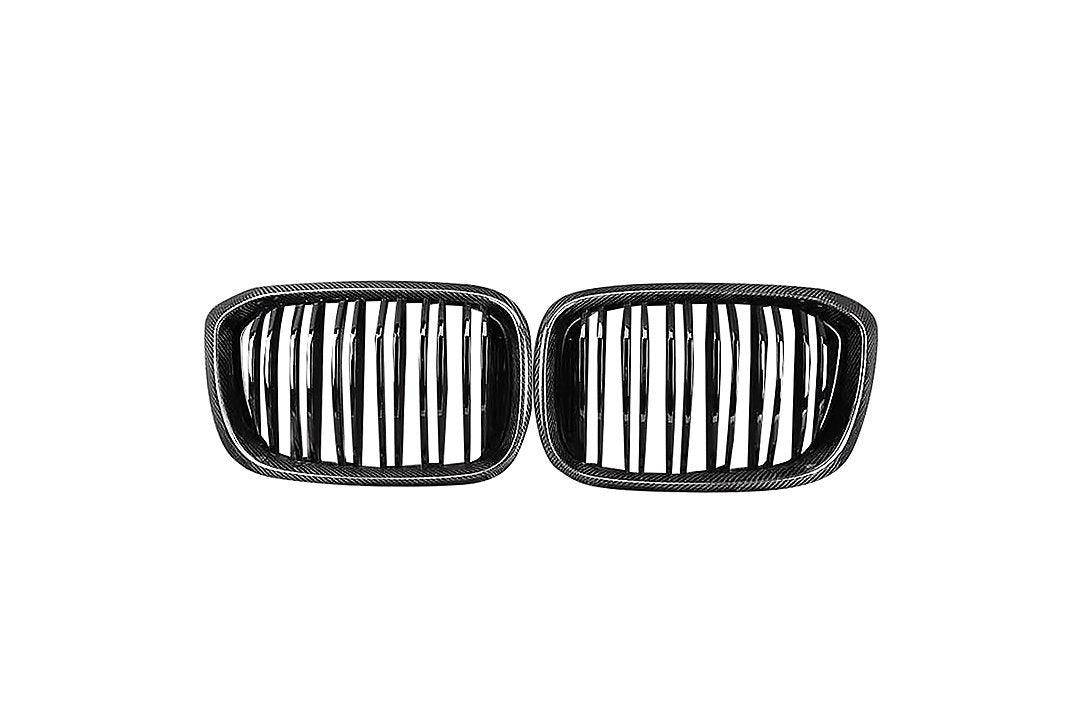 BMW X3 G01, X3M F97, X4 G02 & X4M F98 Carbon Fibre Kidney Grilles (2019+) - Premium Bespoke AutoWorks