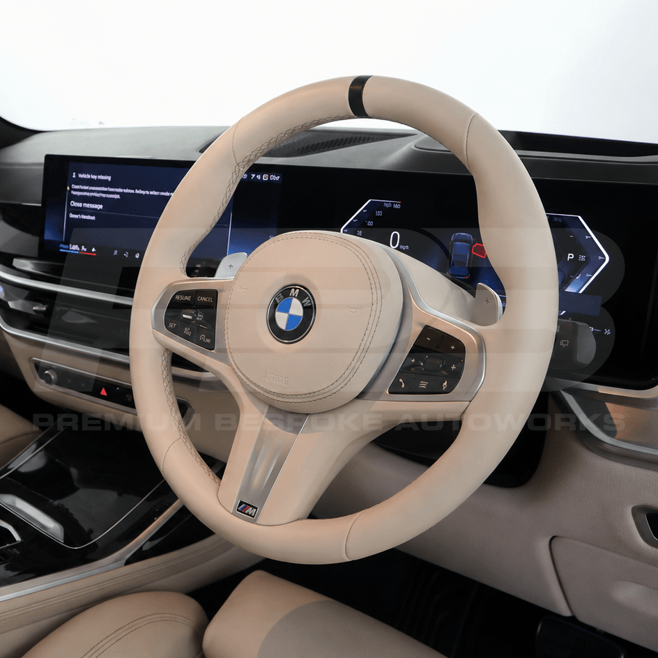 BMW Build Your Own bespoke steering wheel, made and quality checked in the UK