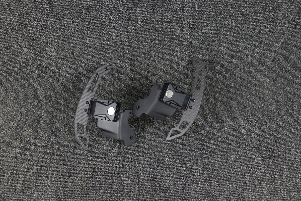 Ford F-150 Raptor magnetic paddle shifters, rear view | Premium Bespoke AutoWorks