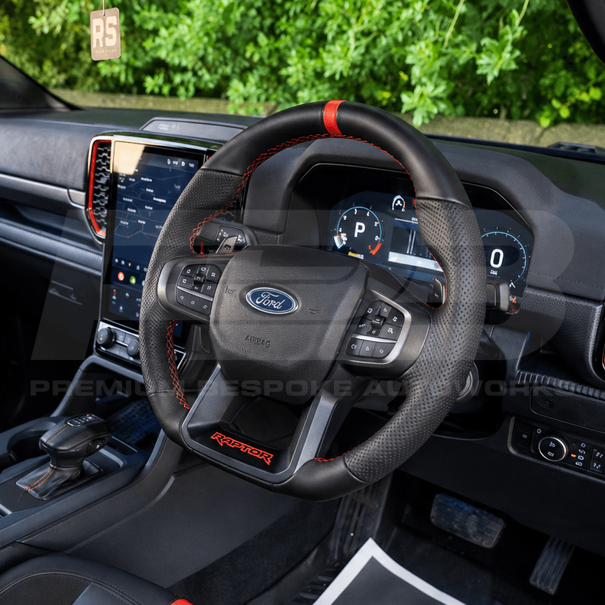 Bespoke Ford Ranger Raptor Gen 2 steering wheel