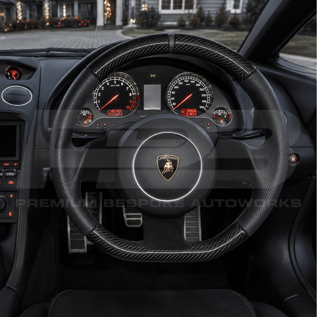 lamborghini gallardo custom steering wheel