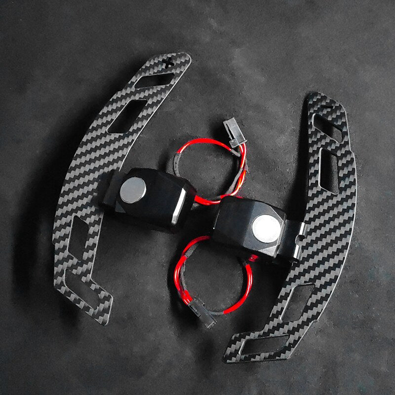 Mercedes-AMG dragonfly magnetic paddle shifters, carbon effect pair | Premium Bespoke AutoWorks