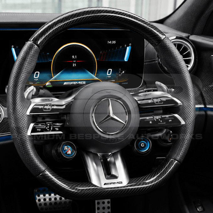 mercedes cls 63 amg c257 carbon fibre steeringwheel