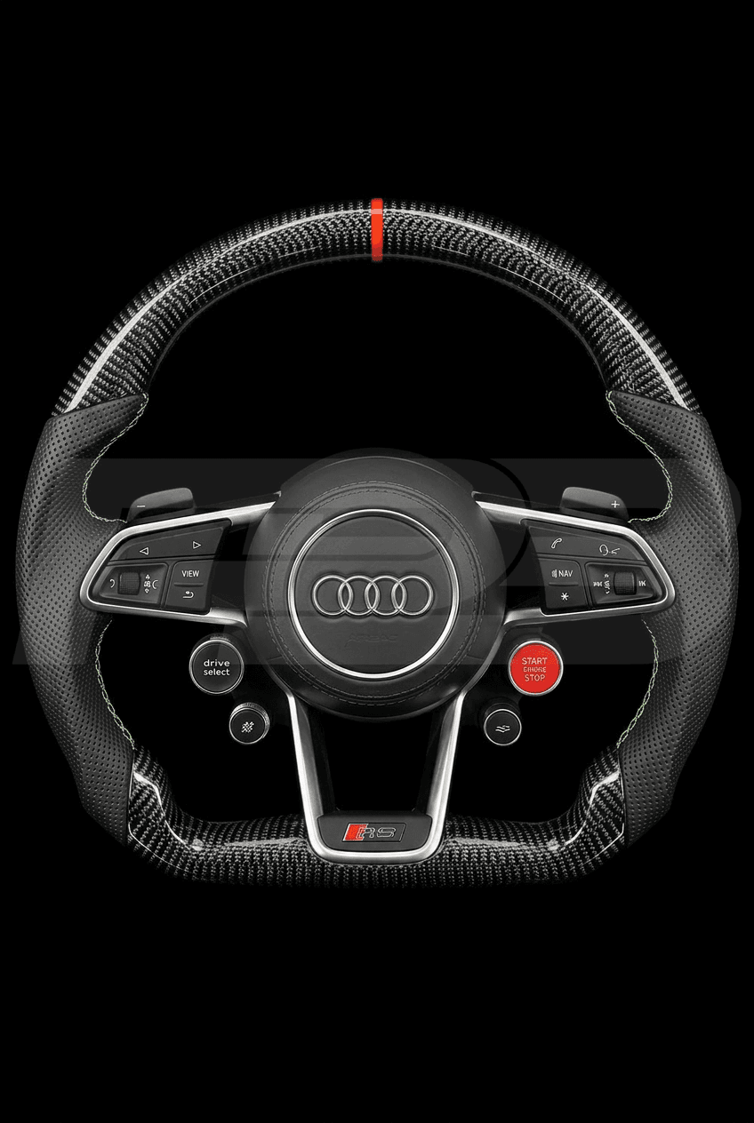 Audi R8 Carbon Perf — complete view, Lime stitching