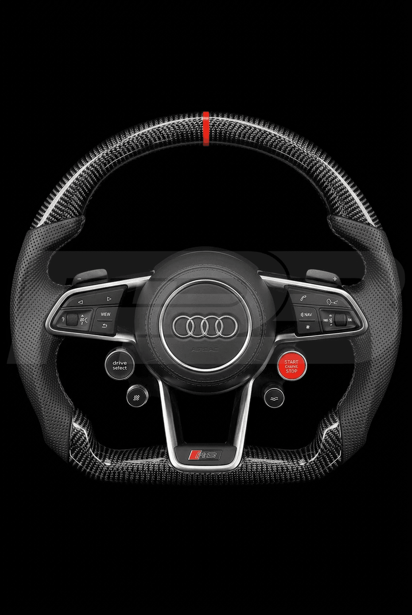 Audi R8 Carbon Perf — complete view, Purple stitching