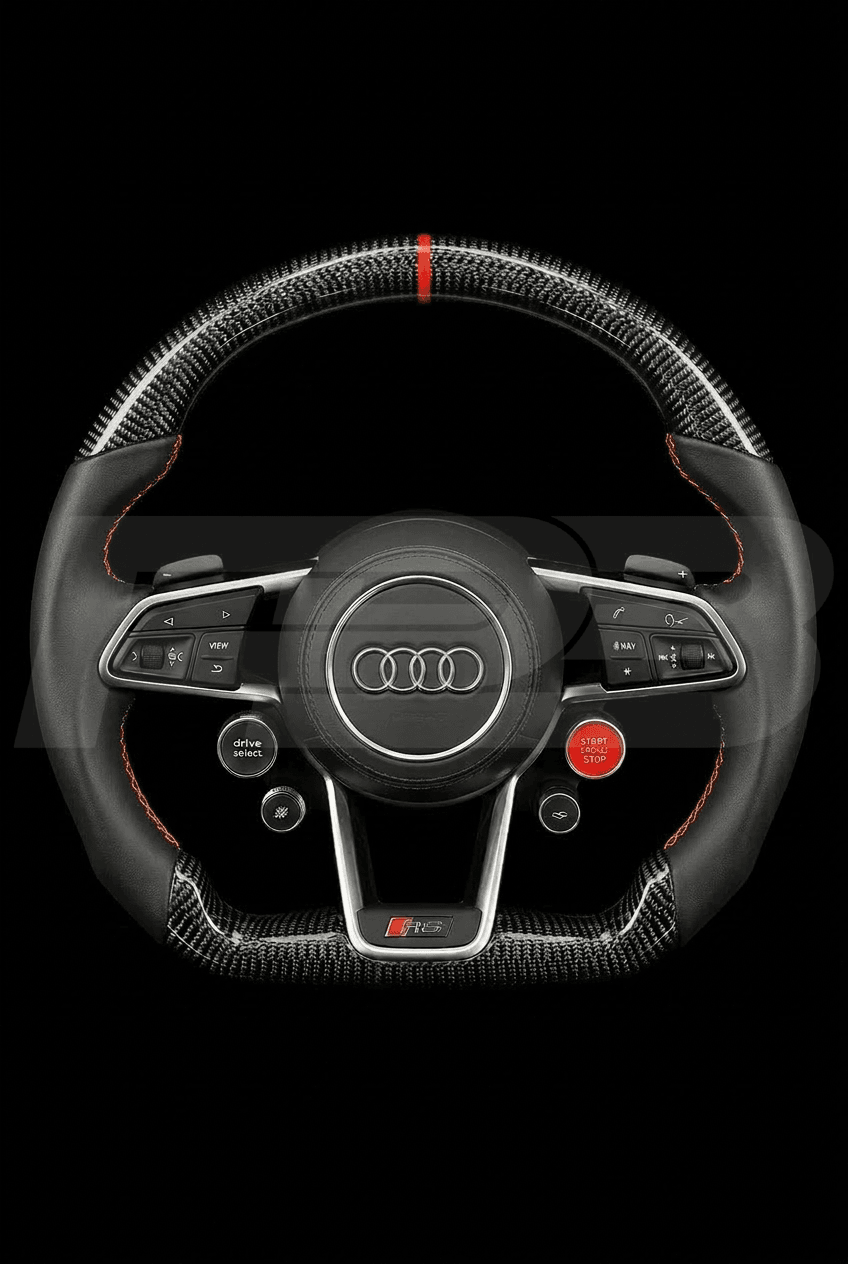 Audi R8 Carbon Sport — complete view, Orange stitching