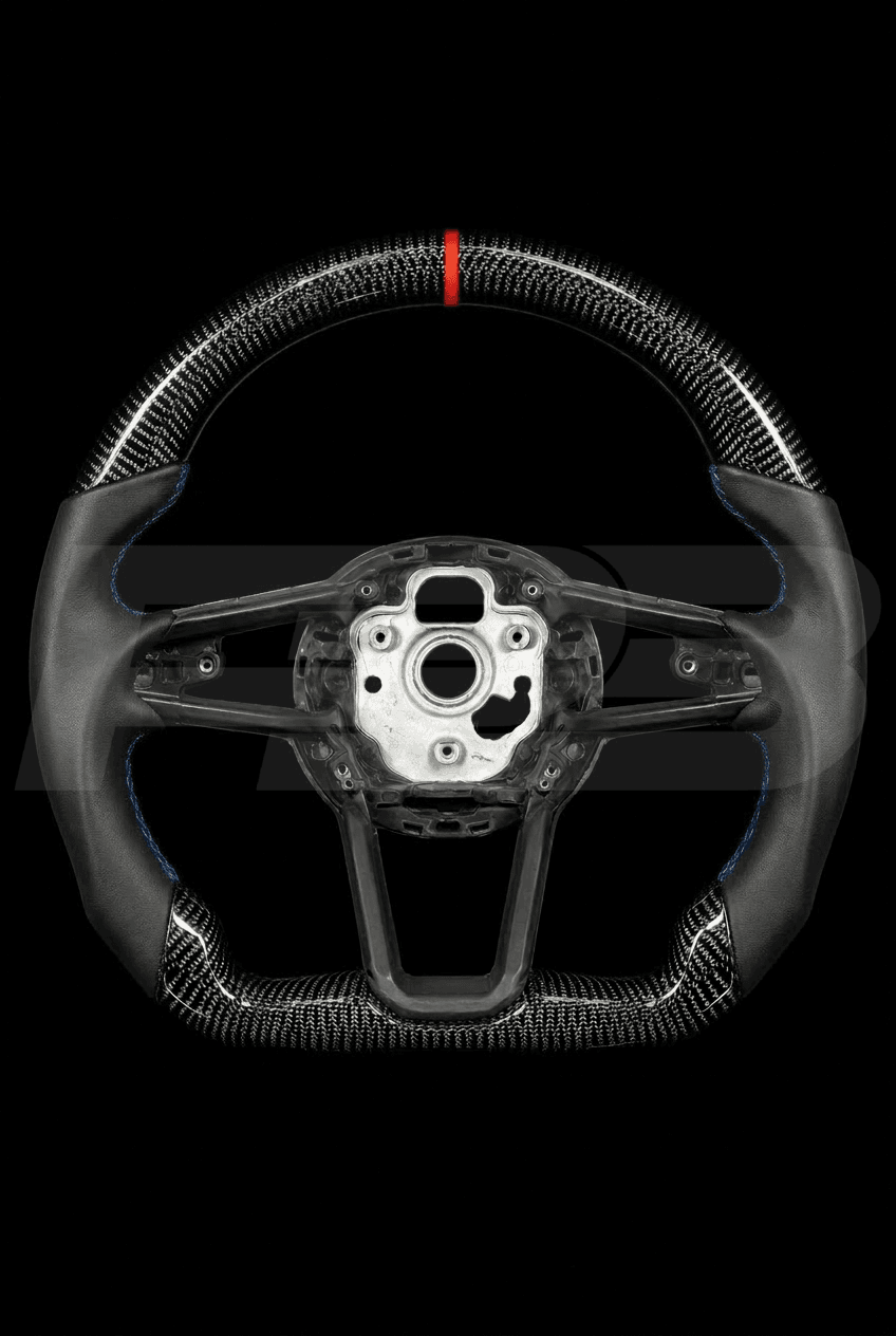 Audi R8 Carbon Sport — exposed view, Lime stitching