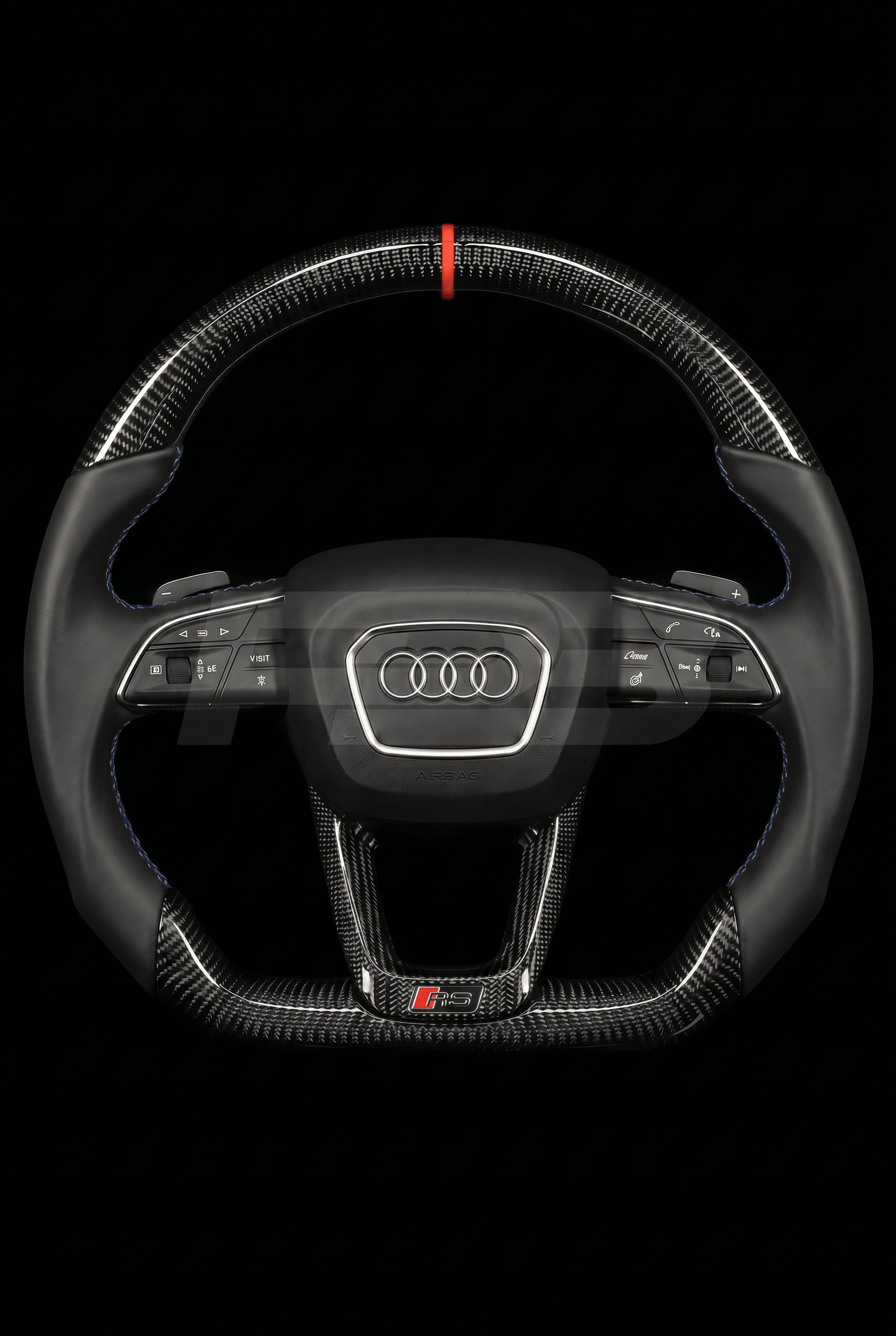 Audi RS Q8 Carbon Sport — complete view, Blue stitching