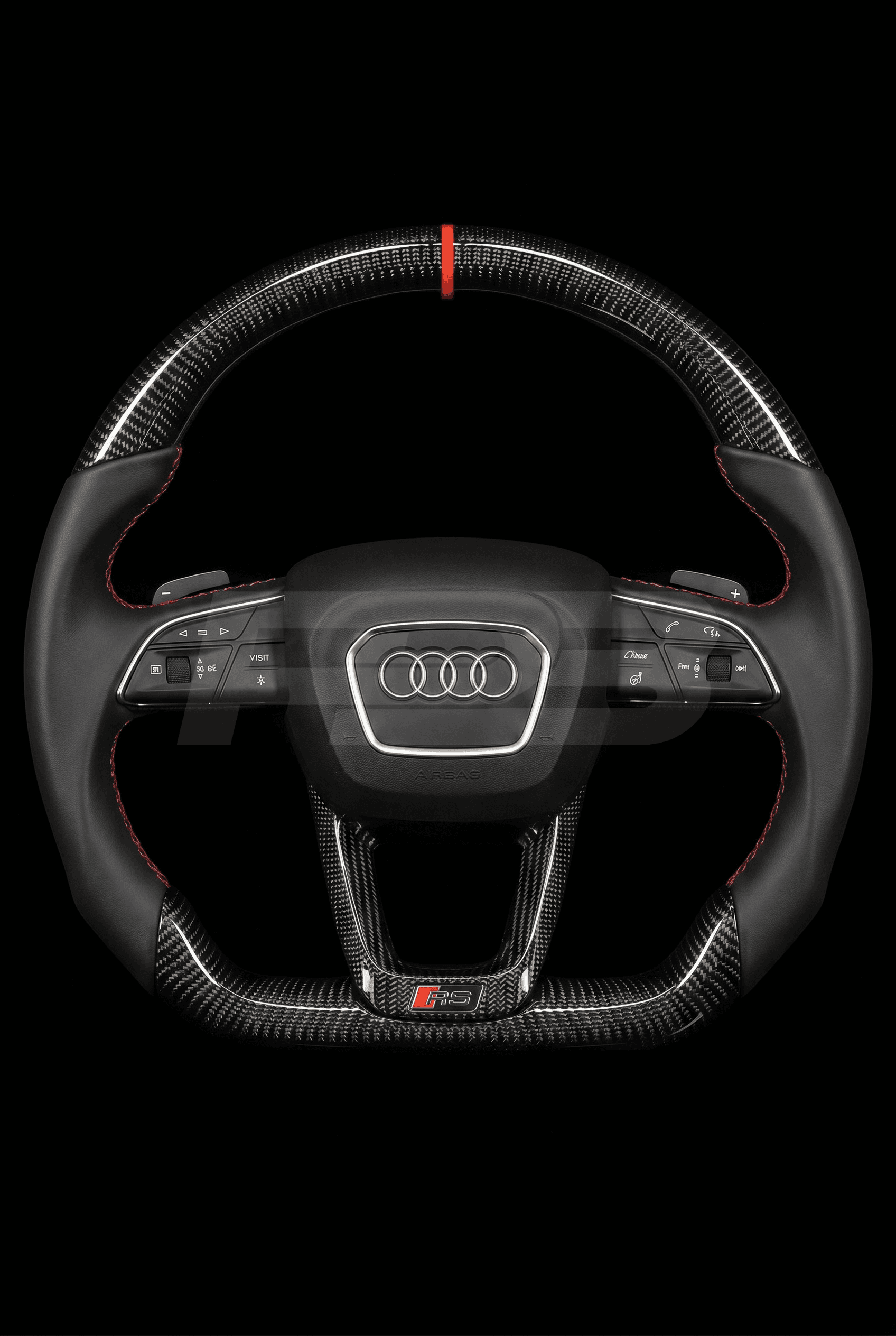 Audi RS Q8 Carbon Sport — complete view, Red stitching