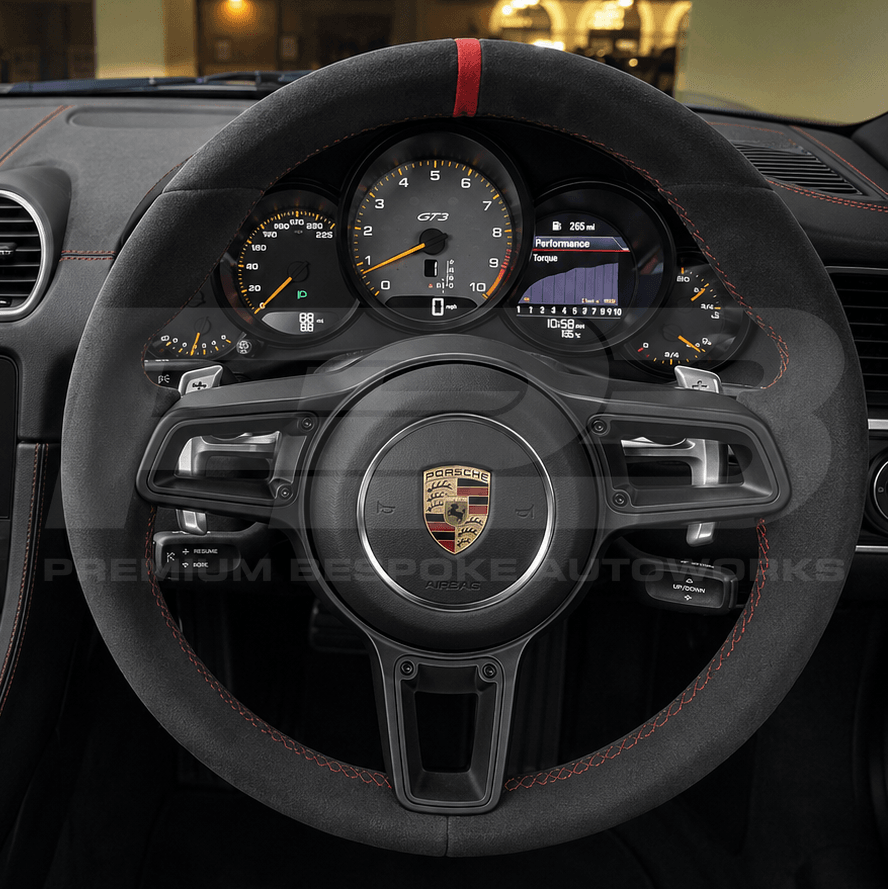 porsche boxster cayman 982 custom steering wheel