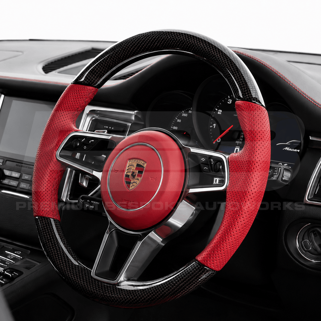 porsche macan 95b custom steering wheel