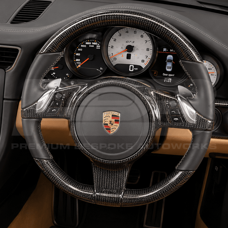 porsche panamera 970 carbon fibre steering wheel
