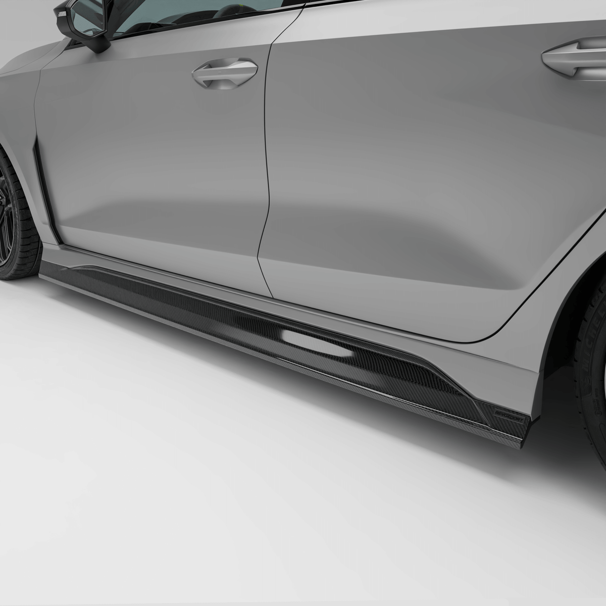 REVOZPORT Audi RS3 8Y Saloon Carbon Fibre Side Skirts (2021+), image 2 - Premium Bespoke AutoWorks