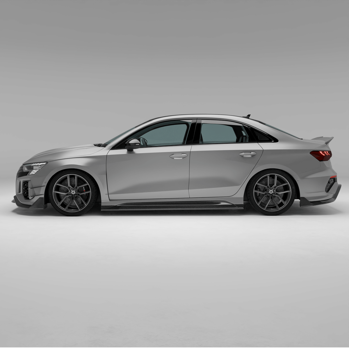 REVOZPORT Audi RS3 8Y Saloon Carbon Fibre Side Skirts (2021+), image 7 - Premium Bespoke AutoWorks