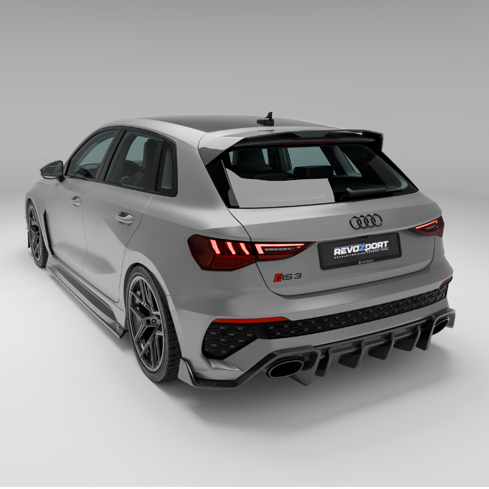 REVOZPORT Audi RS3 8Y Sportback Carbon Fibre Roof Spoiler (2021+), image 2 - Premium Bespoke AutoWorks