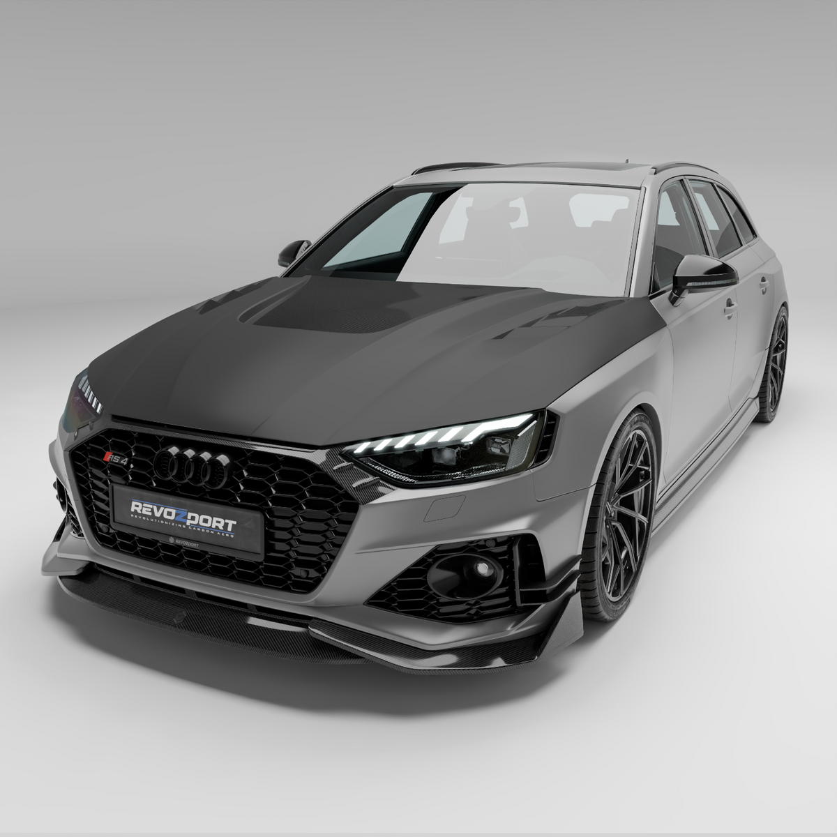 REVOZPORT Audi RS4 Avant B9.5 Carbon Fibre Bonnet (2020-2023), image 9 - Premium Bespoke AutoWorks
