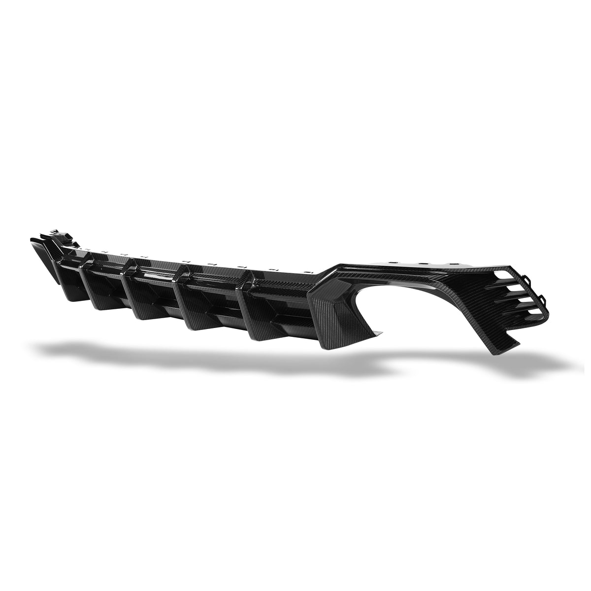 REVOZPORT Audi RS4 Avant B9.5 Carbon Fibre Rear Diffuser (2020-2023), image 4 - Premium Bespoke AutoWorks