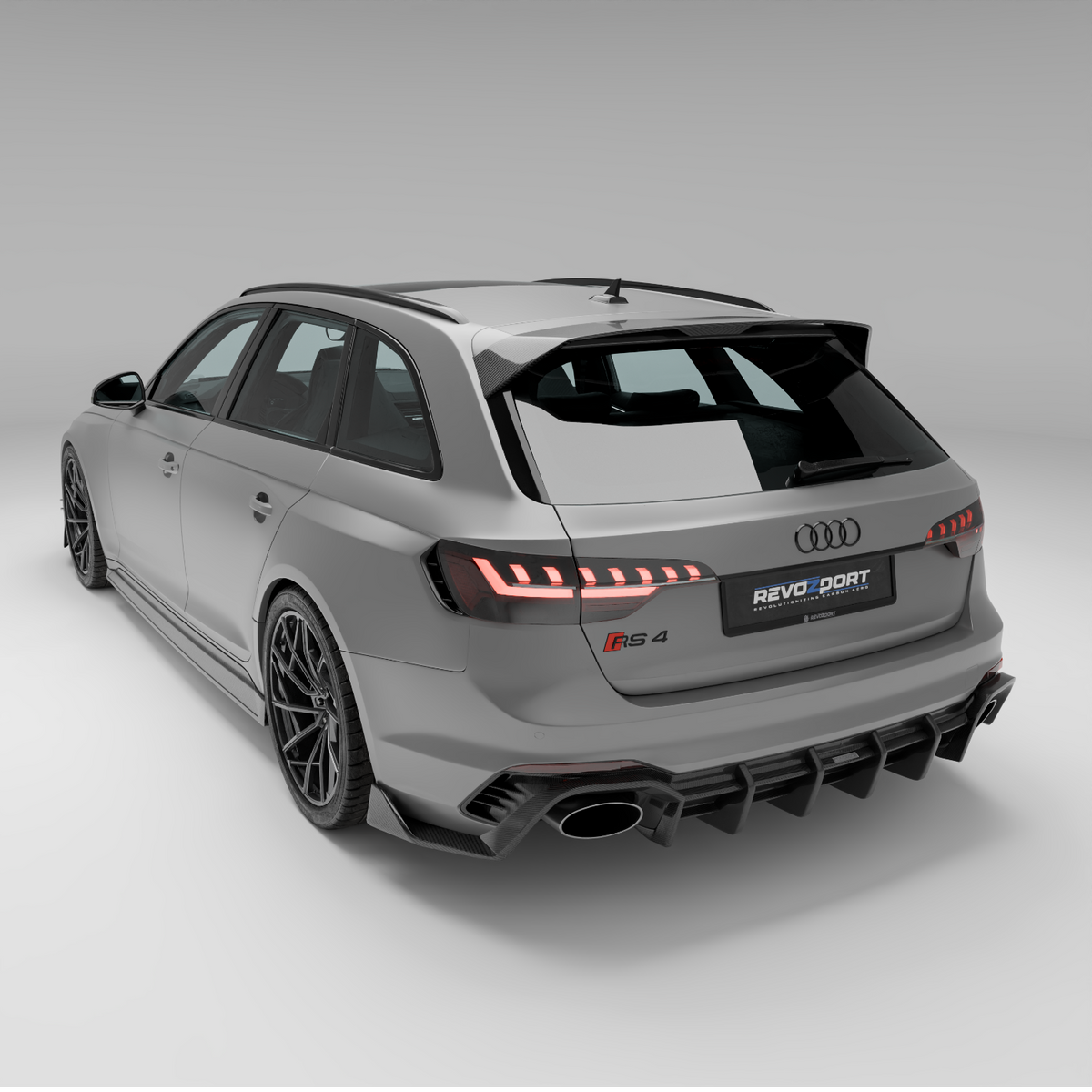 REVOZPORT Audi RS4 Avant B9.5 Carbon Fibre Roof Spoiler (2020-2023), image 2 - Premium Bespoke AutoWorks