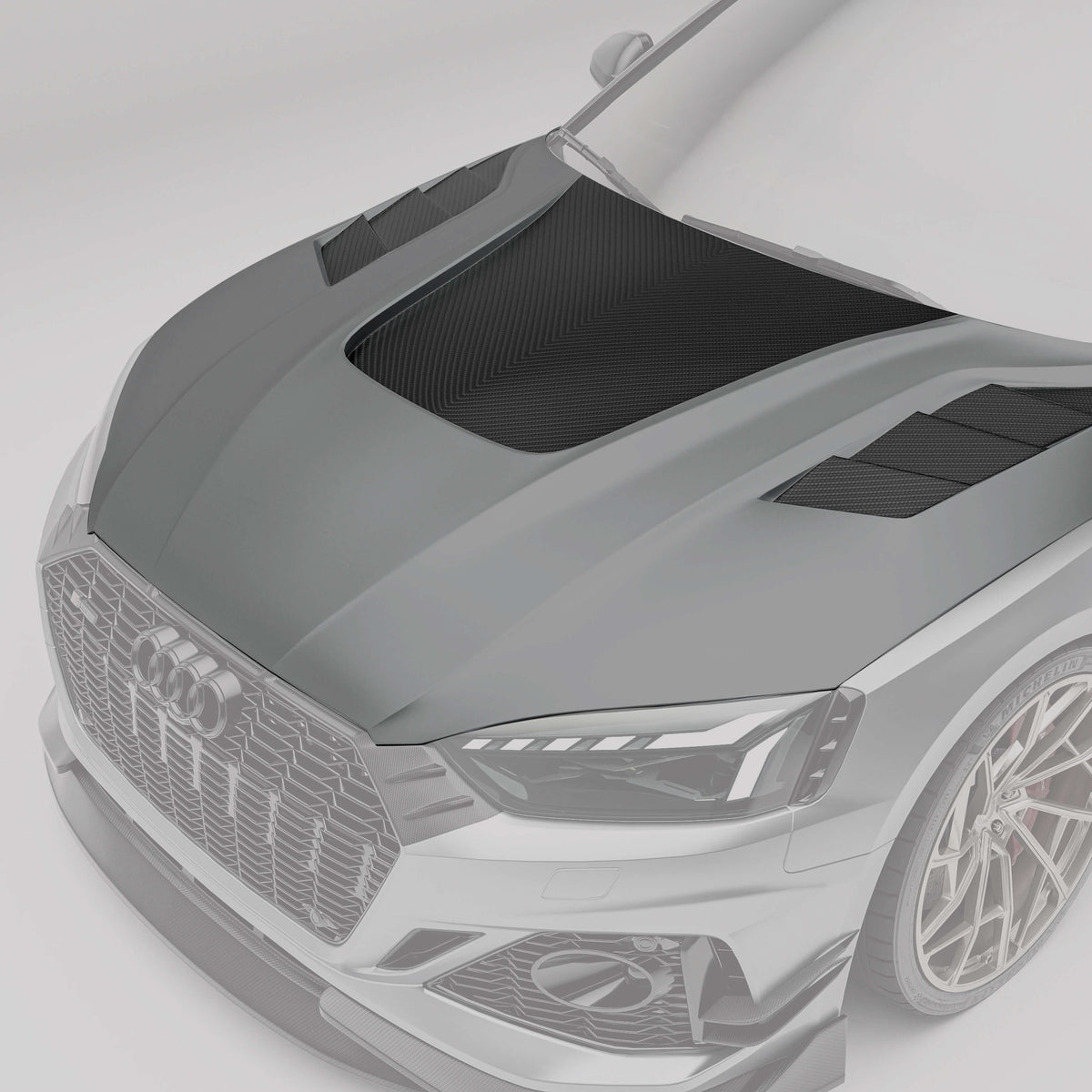 REVOZPORT Audi RS5 Coupe B9.5 Carbon Fibre Bonnet (2020-2024) - Premium Bespoke AutoWorks