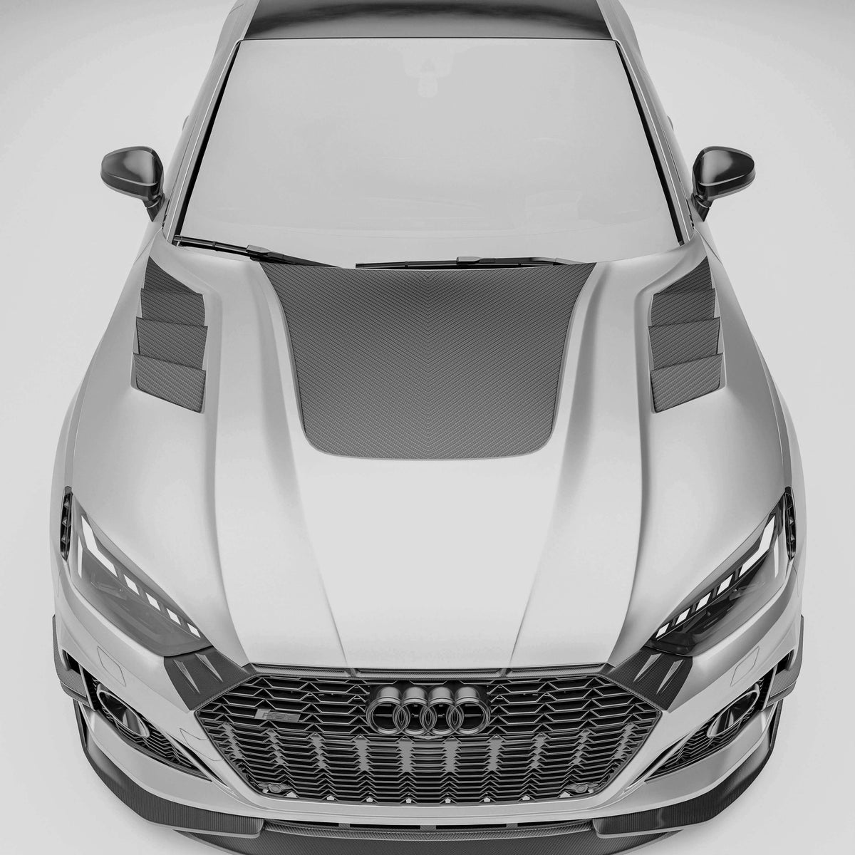 REVOZPORT Audi RS5 Coupe B9.5 Carbon Fibre Bonnet (2020-2024), image 7 - Premium Bespoke AutoWorks