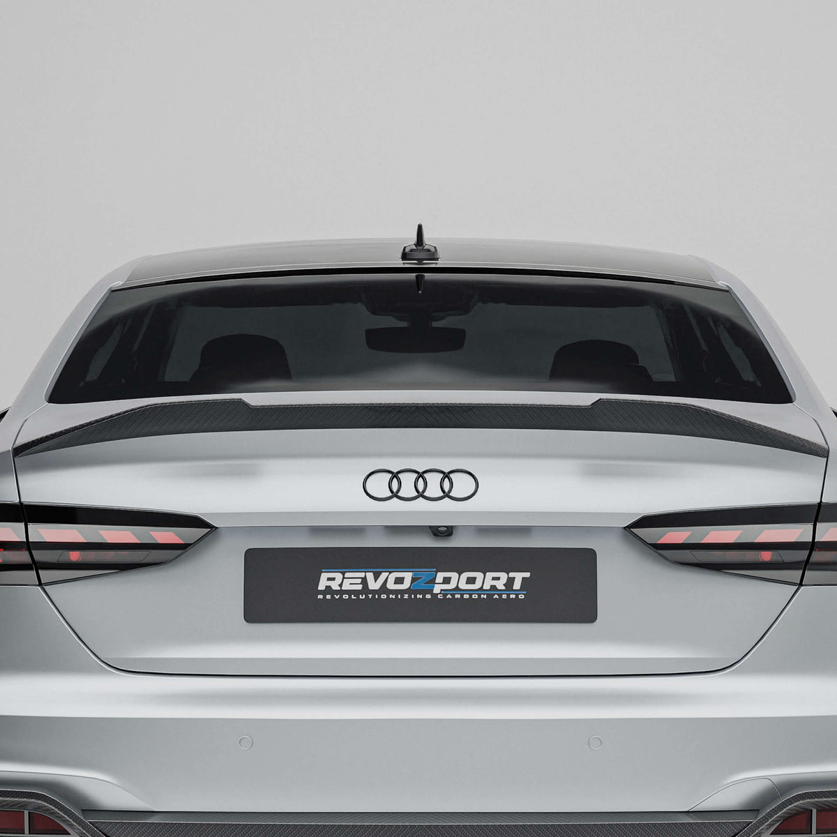 REVOZPORT Audi RS5 Coupe B9.5 Carbon Fibre Rear Spoiler (2020-2024), image 2 - Premium Bespoke AutoWorks