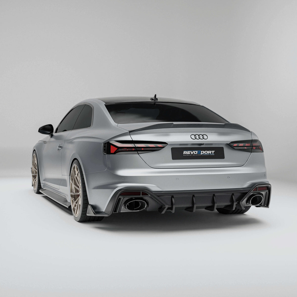 REVOZPORT Audi RS5 Coupe B9.5 Carbon Fibre Rear Spoiler (2020-2024), image 7 - Premium Bespoke AutoWorks