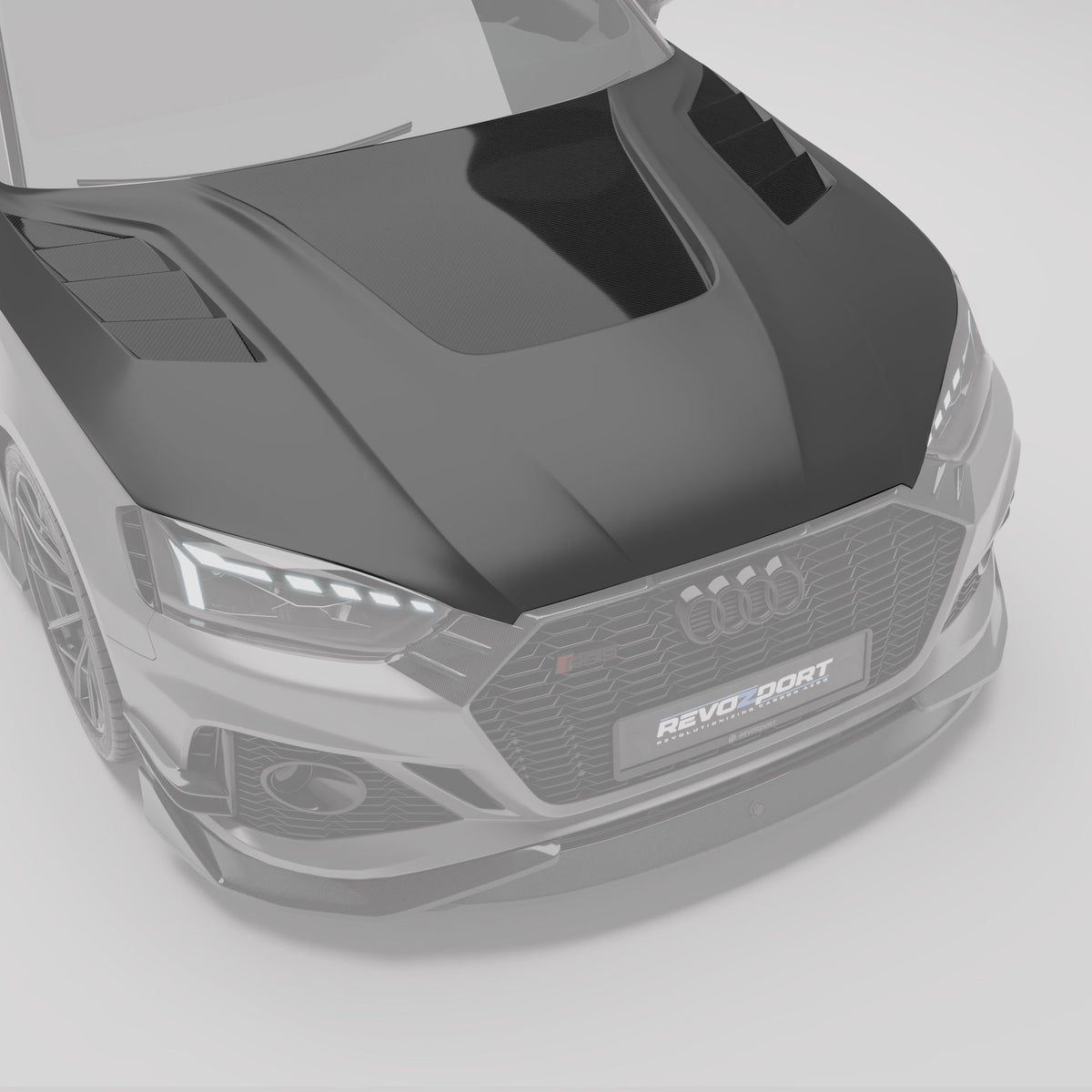 REVOZPORT Audi RS5 Sportback B9.5 Carbon Fibre Bonnet (2020-2024) - Premium Bespoke AutoWorks