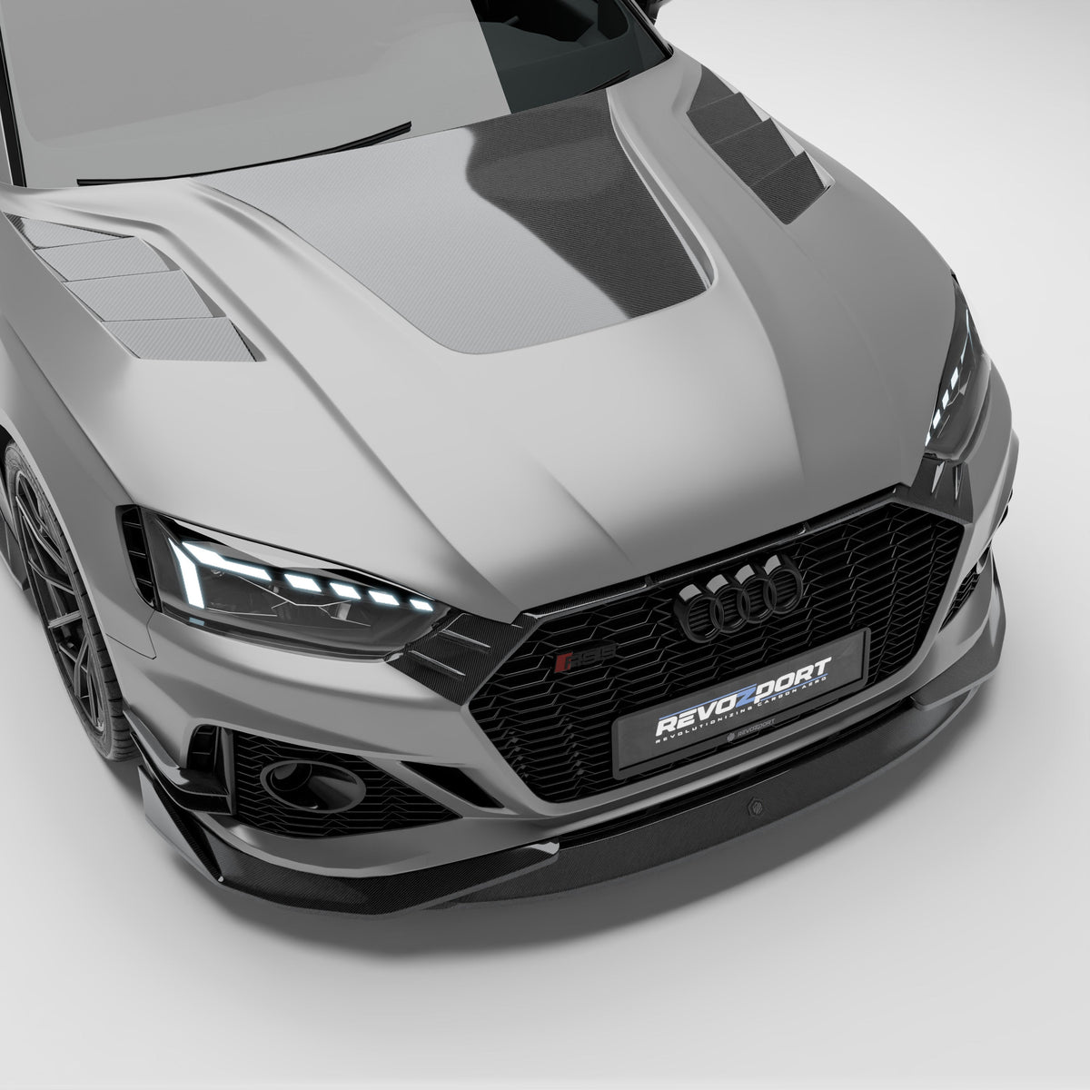 REVOZPORT Audi RS5 Sportback B9.5 Carbon Fibre Bonnet (2020-2024), image 2 - Premium Bespoke AutoWorks