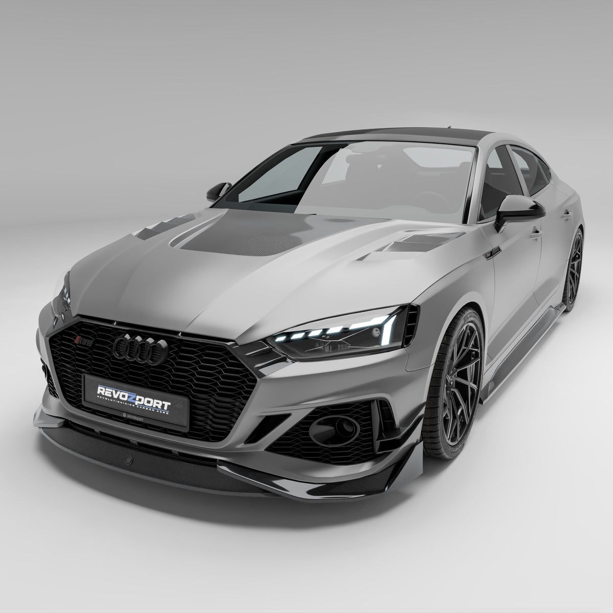 REVOZPORT Audi RS5 Sportback B9.5 Carbon Fibre Canards (2020-2024), image 7 - Premium Bespoke AutoWorks